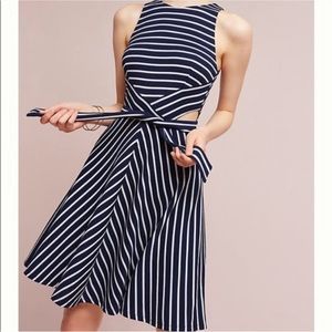 Anthropologie’s Hutch brand Navy Blue & White cut out dress (size XL)